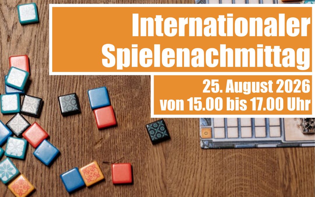 Internationaler Spielenachmittag in den Sommerferien